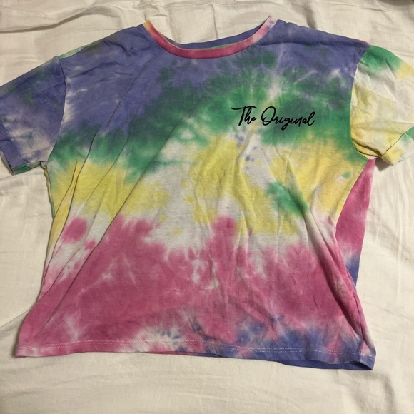 Tie dye Mickey Mouse crop top - Picture 2 of 2